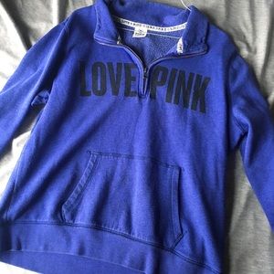 PINK Quarter Zip Sweatshirt